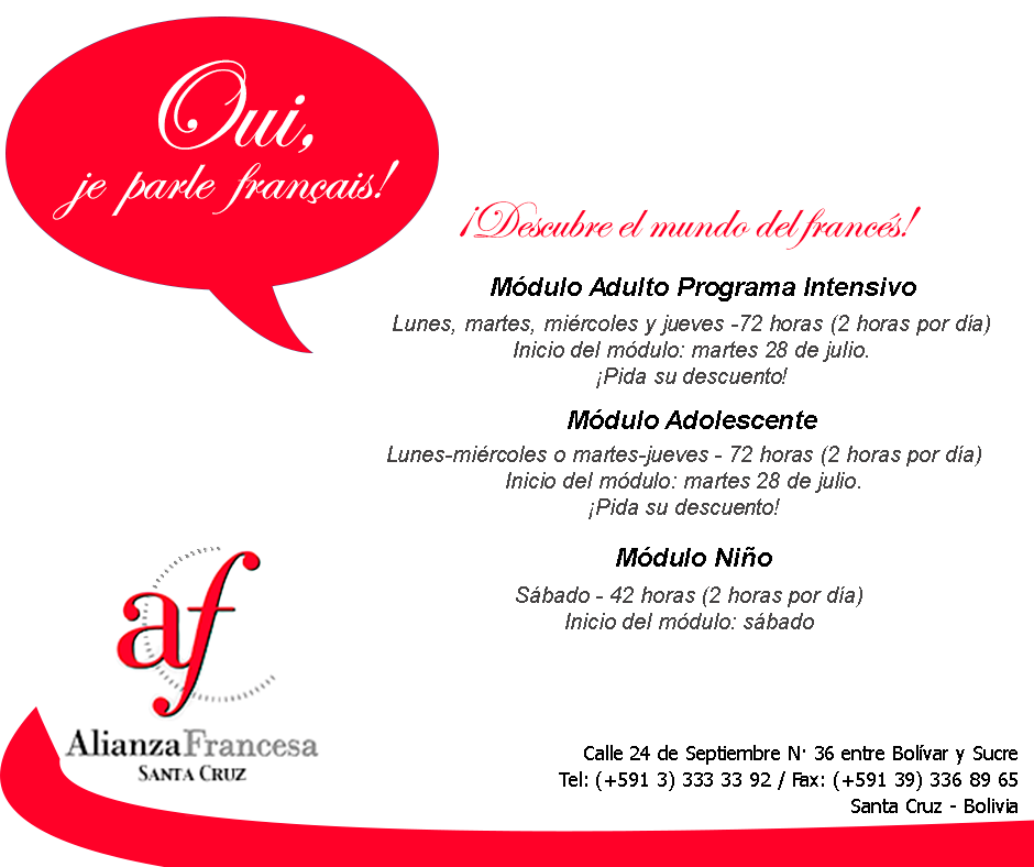 ¡Inscripciones abiertas! #aprendefrancés