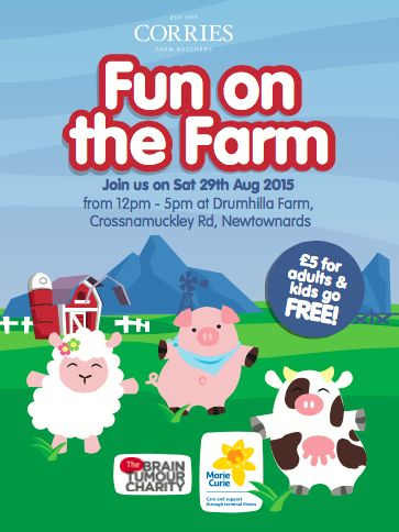 Fun on the Farm is back! This year we're supporting <a href="/mariecurieuk/">Marie Curie</a> &amp; <a href="/BrainTumourOrg/">The Brain Tumour Charity</a>. RT and help us get the word out!