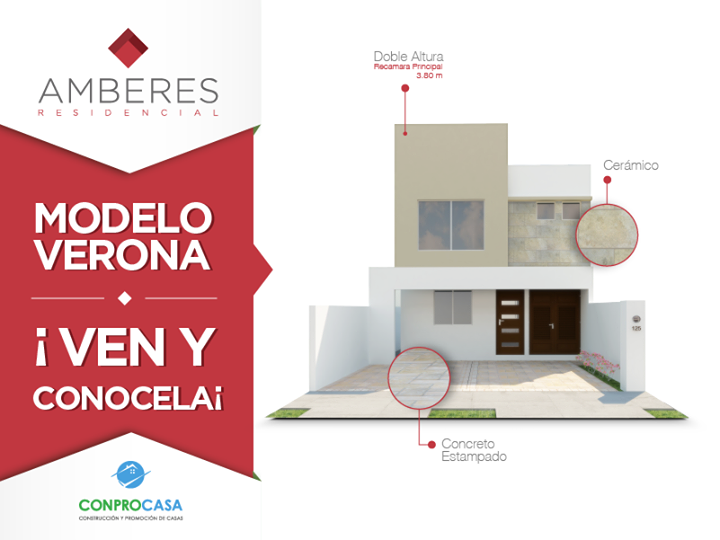 Conprocasa's tweet photo. Conoce el modelo Verona #VisitaAmberes y comienza disfrutar tu nuevo hogar. #Apodaca Tel: 8148-6887. http://t.co/lqO4LdOgp4