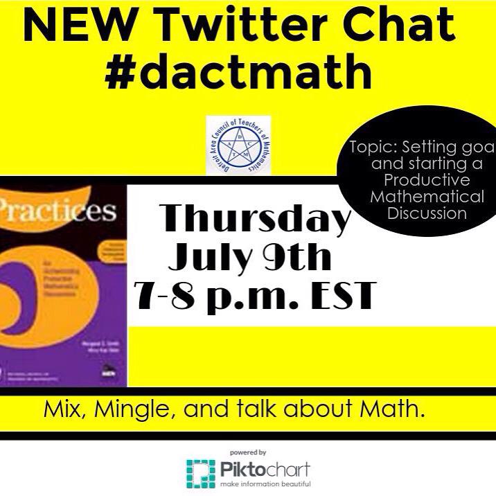 Kidsmathtalk's tweet photo. BE THERE! It's happening tomorrow 7-8pm EST #dactmath chat! #miched #globalmathchat #2ndchat #Leadership http://t.co/Nzgyw05DX5