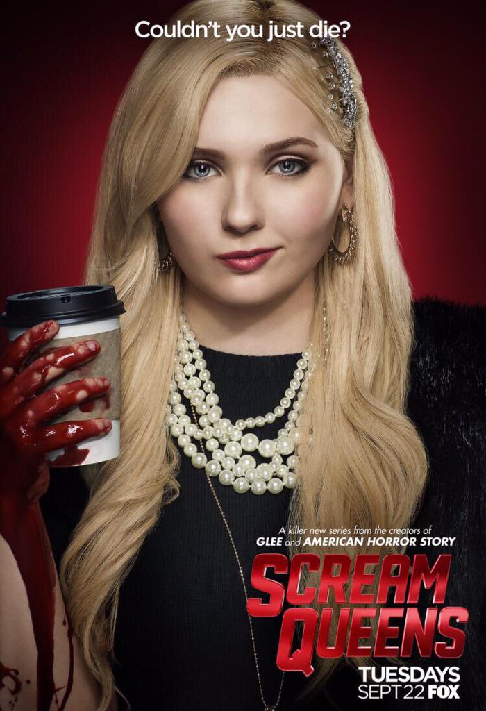 Scream Queens News on X: POLL: Will Chanel #5 die this season? FAVE for  Yes RT for No #ScreamQueens  / X