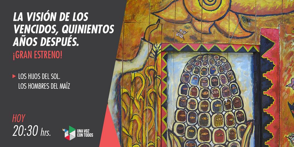 canalcatorcemx's tweet photo. ¿Qué hay de la versión de los indígenas?
No te pierdas “La visión de los vencidos. Quinientos años después”.
20:30 h. http://t.co/rgVUUITE0L