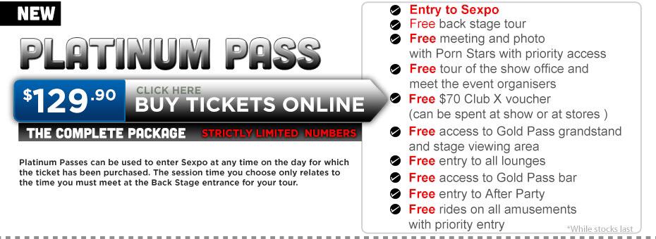 SexpoAustralia's tweet image. Want to see behind the scenes action at #Sexpo #Brisbane? Purchase your platinum tickets at sexpo.com.au/about-ticketing