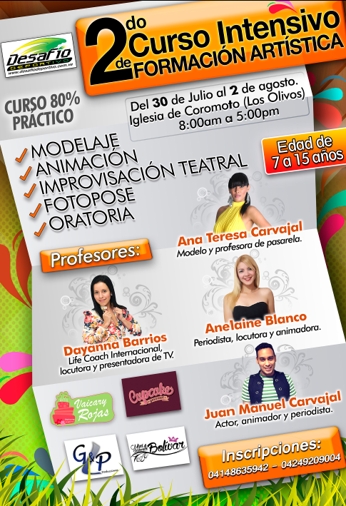 anda_cg's tweet photo. Curso de Formación Artística en Puerto Ordaz y próximamente en El Callao http://t.co/ATSoJe5Jes