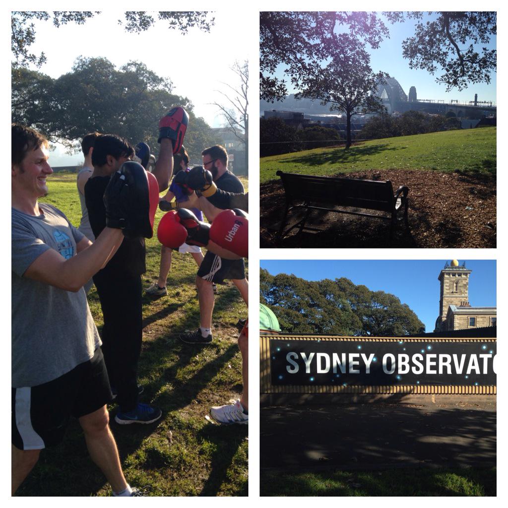 LaraCreber's tweet photo. Not a bad view from HHF new office.PT and corporate workouts now at Observatory Hill .healthyhabit.com.au http://t.co/erYQTR6AQE
