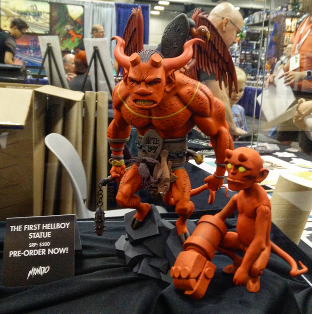 splitscreenfeed's tweet photo. #Mondo absolutely killed it on these #Hellboy statues. I'm sure #Mignola is proud. #SDCC #SDCC2015 http://t.co/4BGVVnppmd