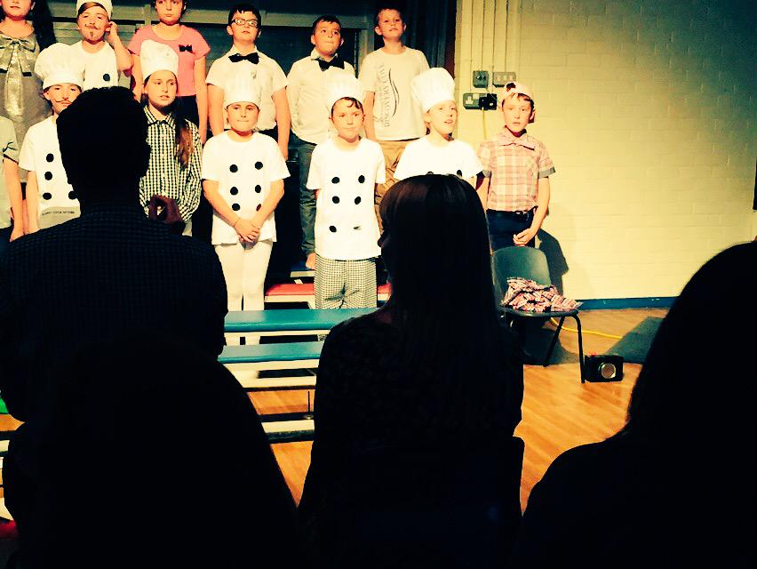 eamon70's tweet image. My son Declan far right at his school play last night