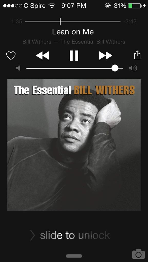 Happy birthday, Bill Withers 