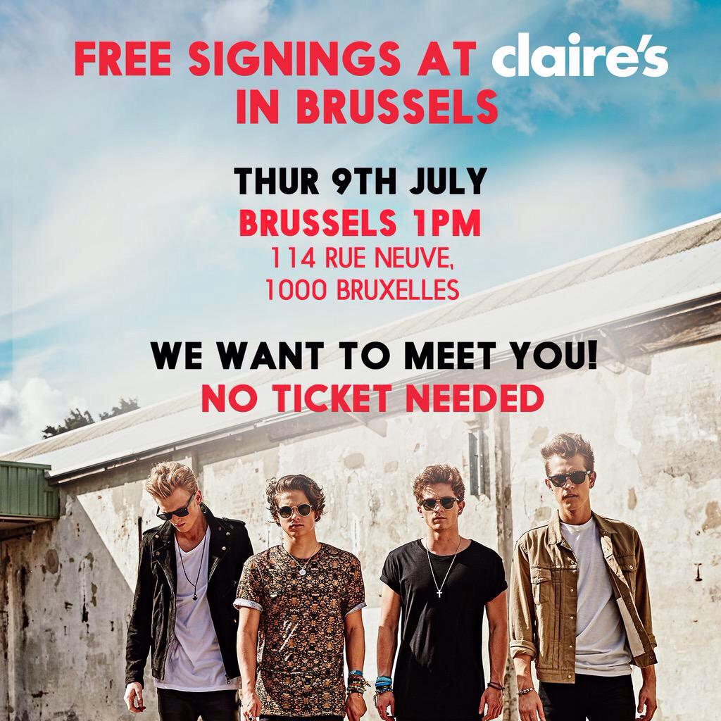 gwenn77's tweet image. 3 french surprises boxes are waiting for @TheVampsband in front of @ClairesEurope since 2:30 am! See ya there guys ❤️