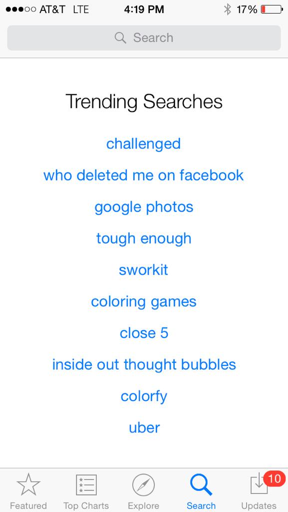 GeneraterMobile's tweet photo. RT @Challenged: Trending #1 in App Store Search. Lets keep it going! #challengedhawaii #FollowMeOnChallenged http://t.co/dGJ1d2UwoI