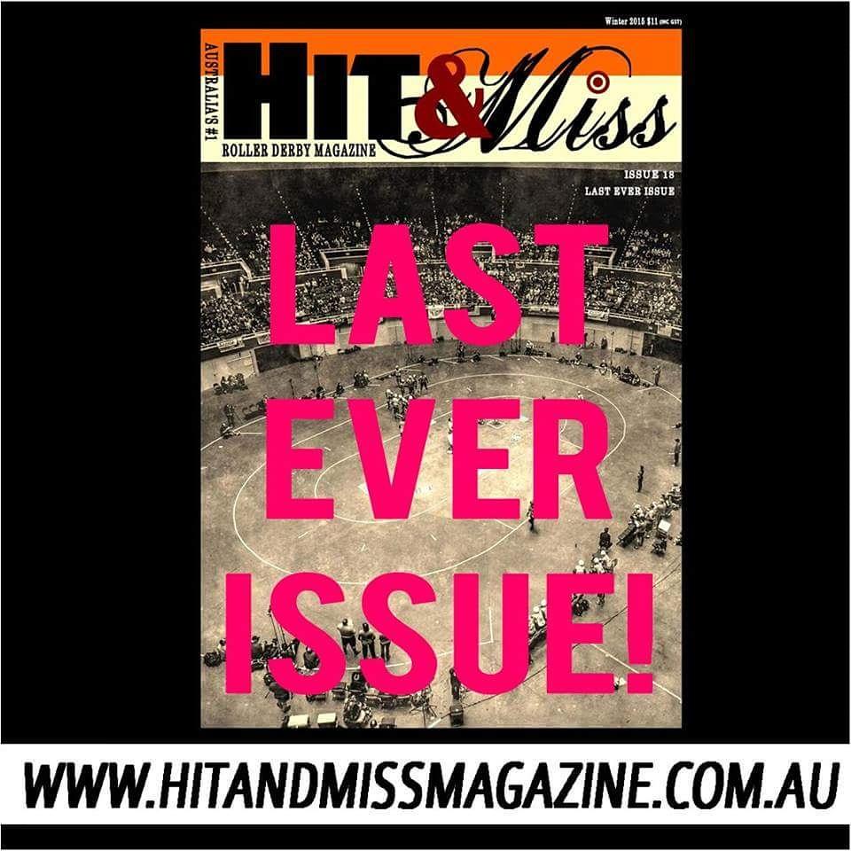 HAMrollerderby's tweet photo. This is it. LAST ISSUE EVER. Off to the printer so be quick if you wanna get it first. #rollerderby #rollerderbyau http://t.co/MWN66dEXfb
