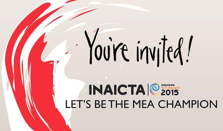 Guys kalian semua diundang untuk ikuy diacara ini loh. Buruan daftar di inaicta.web.id