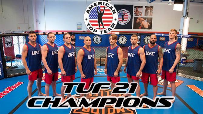 AmericanTopTeam's tweet photo. We did it! An honor to follow @danawhite &amp; @lorenzofertitta &amp; donate our winnings to a great cause: @wwp @ufc #tuf21 http://t.co/s2jI0uqPJd