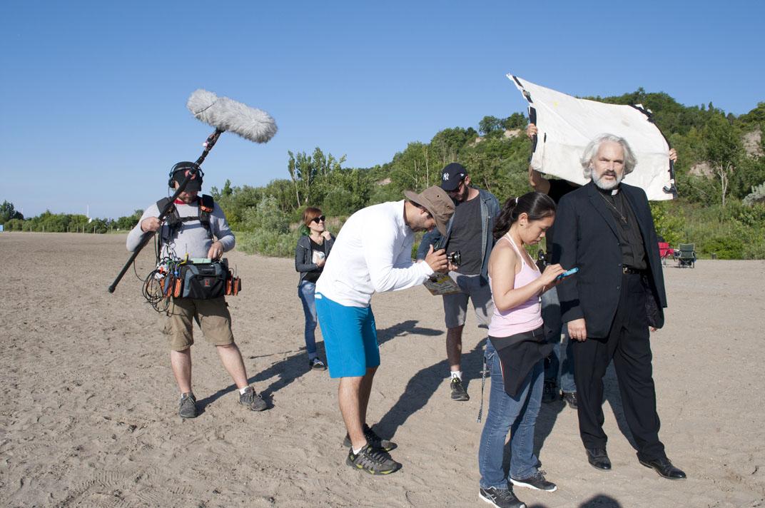 Nice set! Lake Ontario! imdb.to/1Cq9fzJ #OneDropMovie #TriciaLee #indiefilm #Toronto