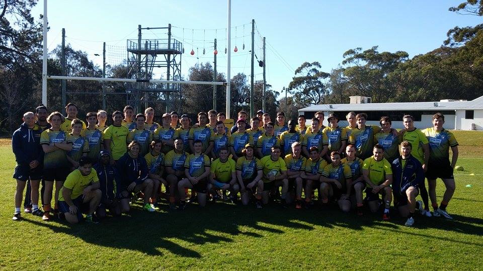 NSW Country Under 16s & the Australian 7s team training at Narrabeen