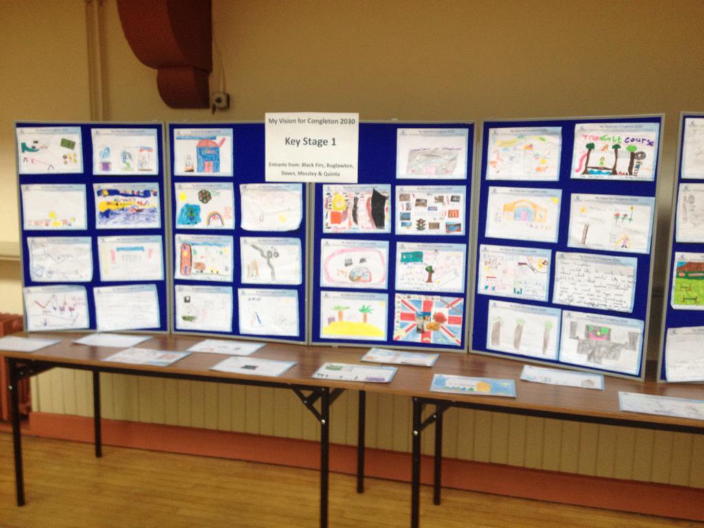 mycongleton's tweet image. Thanks to 80+ children 4 their visions of Congleton in 2030 - displayed last night &amp;amp; looking to put up in town