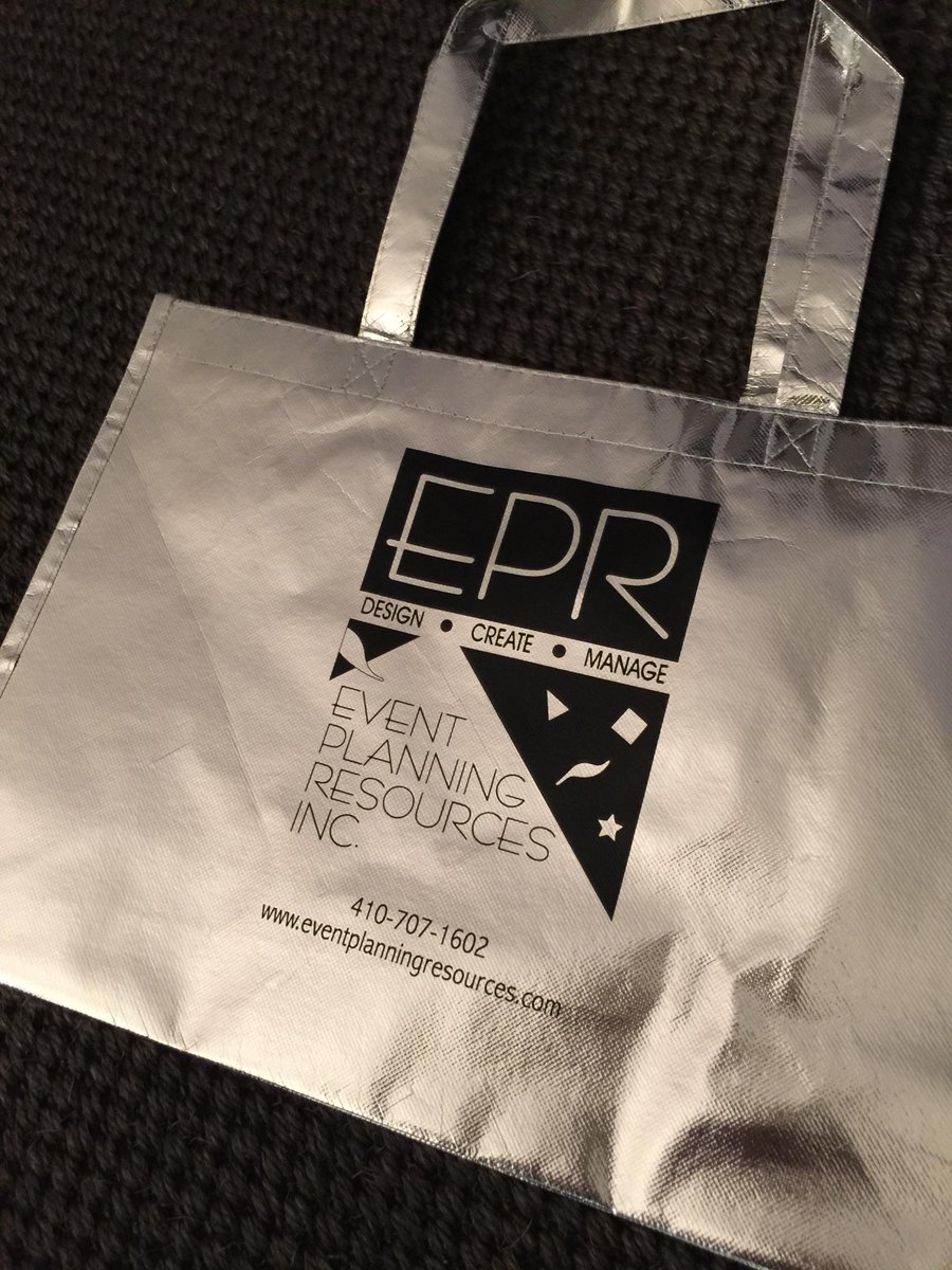 EventPlanRes's tweet photo. All of the best parties get packed up in these bags. Look for them all over town!! http://t.co/o4N29OT4i7