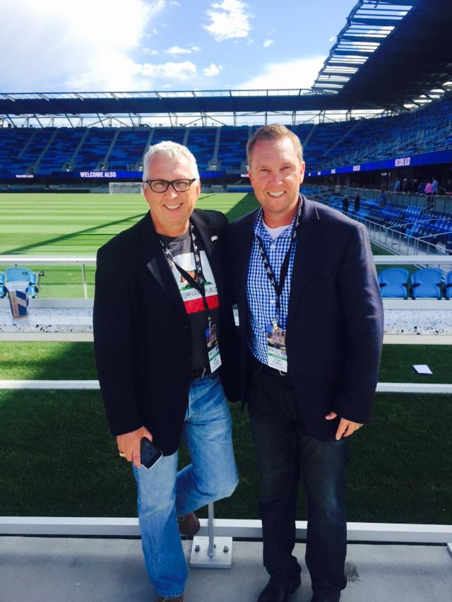 KTsportsmarket's tweet photo. Great night of #sportsbiz networking with @ChadCollins20 at #alsd2015 http://t.co/aK9KTEYz2x