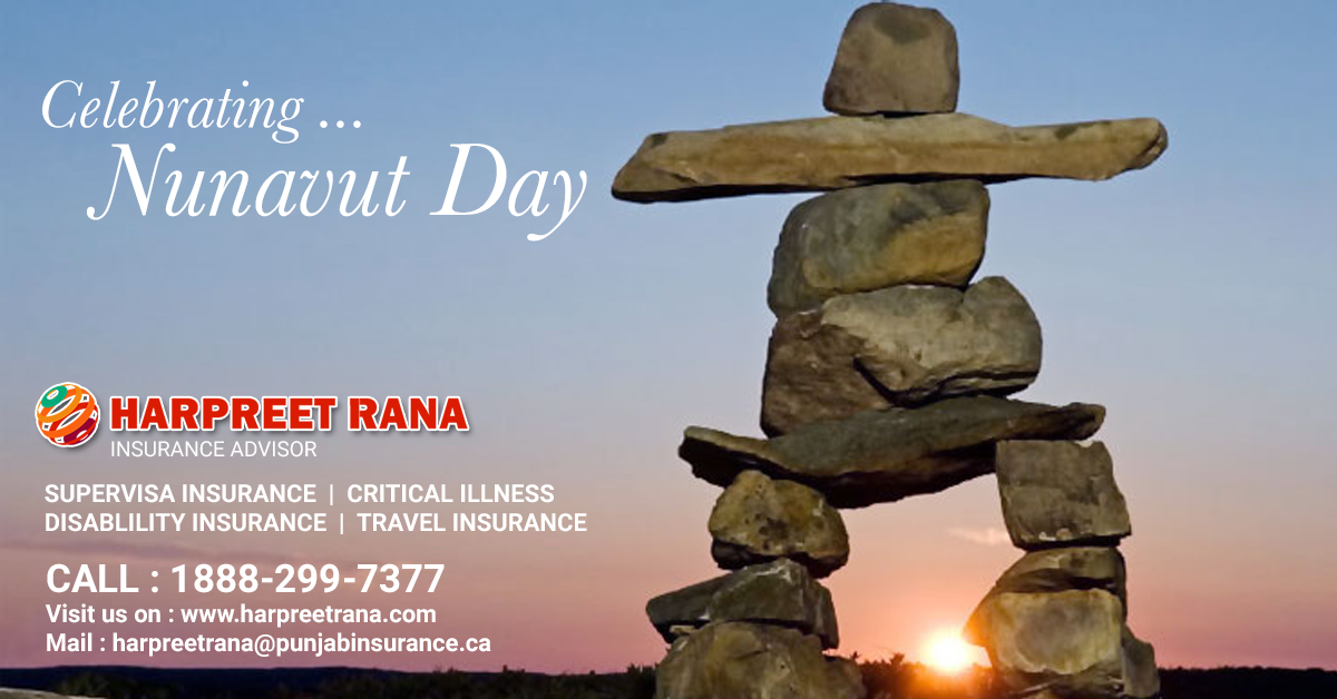 advisorharpreet's tweet photo. We wish you a Happy #NunavutDay !! Get #SuperVisa #Insurance Today. Call : 1888-299-7377 #Nunavut http://t.co/kHI1mg880v