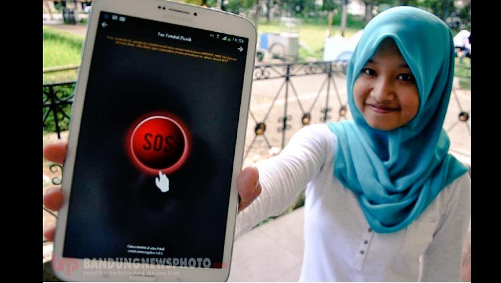 Bsk, kita launching apps Tombol Panik. donlot di google play. register no hape. Pijit layar 3x, bantuan polisi dtg.