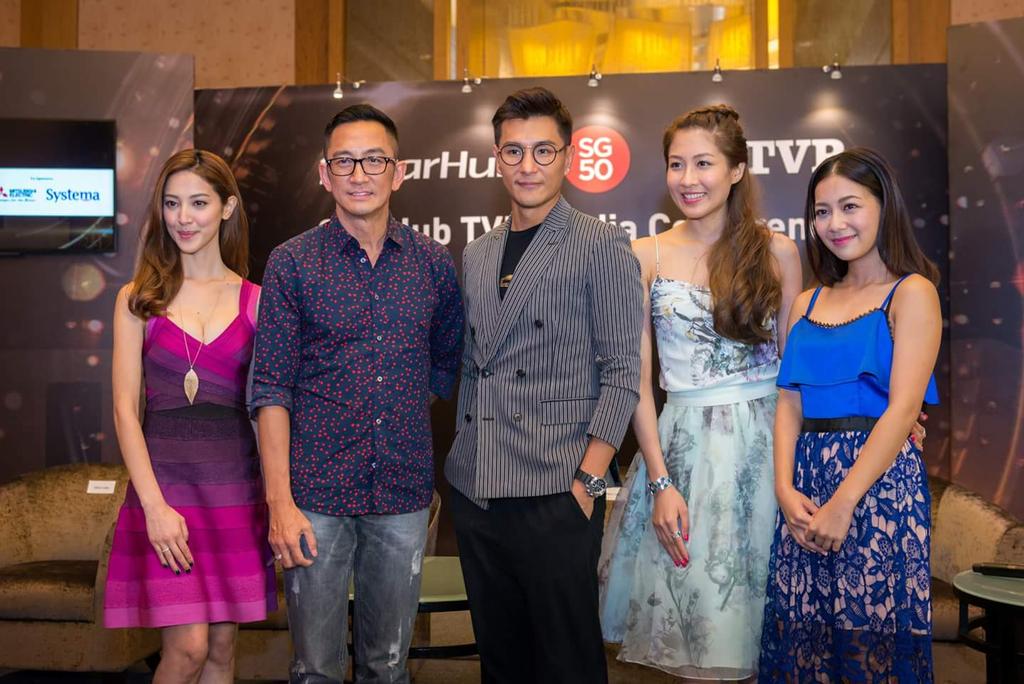 BP_Chua's tweet photo. TVB Artists
陳凱琳, 吴启华, 陳展鵬 , 陳敏之 & 何雁詩
#TVB #GraceChan #LawrenceNg #RucoChan #SharonChan #StephanieHo #artist #actor http://t.co/TzZZCf92Yg