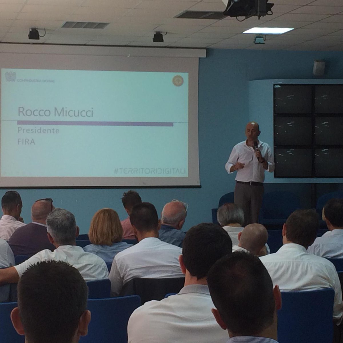 Il Presidente Fira <a href="/micuccirocco/">Rocco Micucci</a> a #territoridigitali - Pescara parla di startup,imprese e innovazione sul territorio