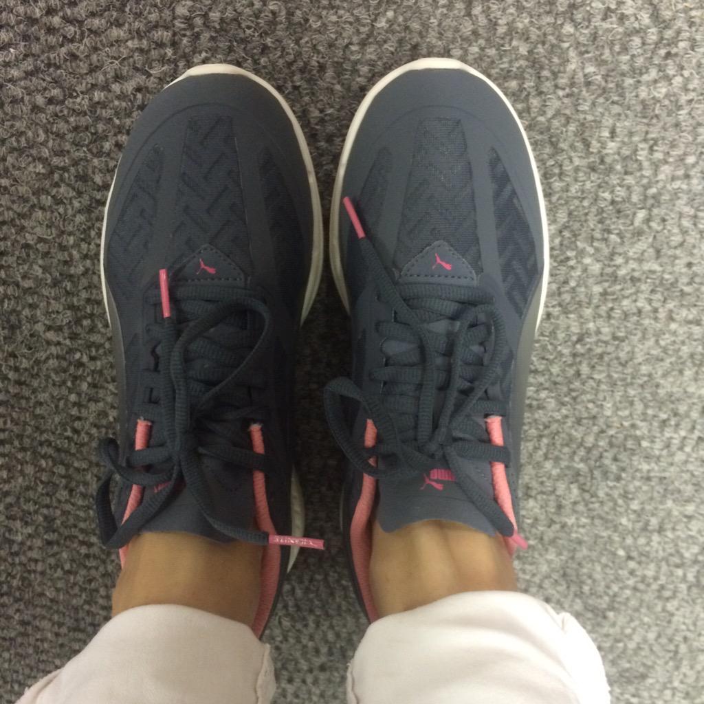 JulietDownes's tweet photo. Thank you @pumasouthafrica for my insane new trainers #SoInlove http://t.co/J462FXugiC