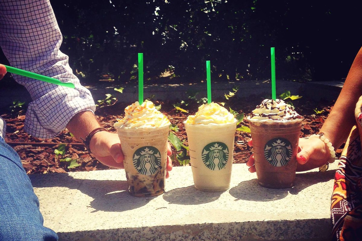 StarbucksUK's tweet image. Summer comes in threes. #LemonVanilla #CaramelCoffeeJelly #JavaChip #Frappuccino.