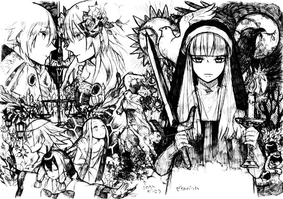 グチを言いながら企画物製作のさなか描いていたゼクトバッハ 