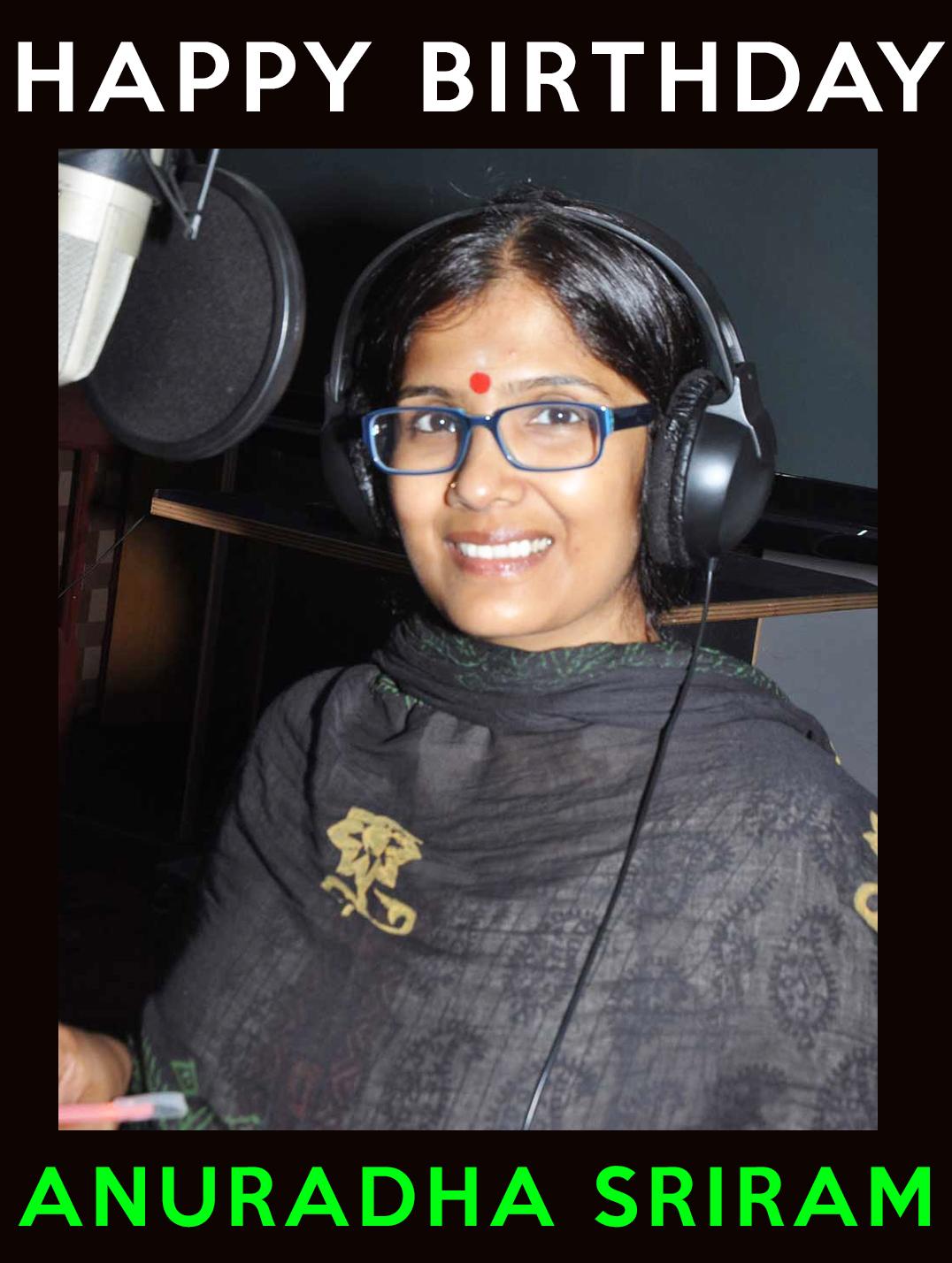 Happy Birthday Singer Anuradha Sriram.

Listen to her Evergreen \"Apadi Podu\" Song from Gilli -
 