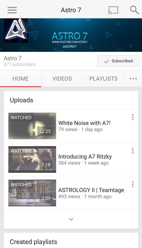 Offical_Astro7's tweet photo. YT:Astro 7 Go Sub .6k Trying to get to 1k Go sub THANK YOU http://t.co/kq2Ysu5WXt