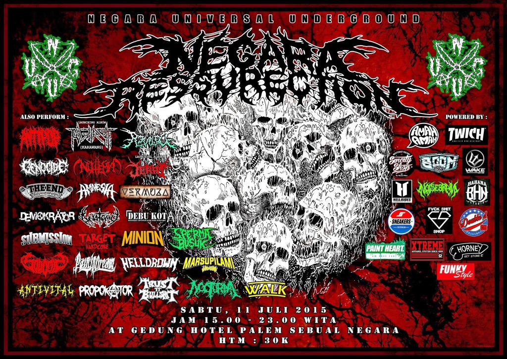 JERAT_Bali (@jerat_gc) on Twitter photo Besok di Negara Ressurection
<a href="/JERAT_GC/">JERAT_Bali</a>
<a href="/ALERGIxGC/">ALERGI</a>
<a href="/antipop_grind/">ANTIPOP Official</a>
@reviled_bali
dan masih banyak band gahar Besok di Negara Ressurection
<a href="/JERAT_GC/">JERAT_Bali</a>
<a href="/ALERGIxGC/">ALERGI</a>
<a href="/antipop_grind/">ANTIPOP Official</a>
@reviled_bali
dan masih banyak band gahar