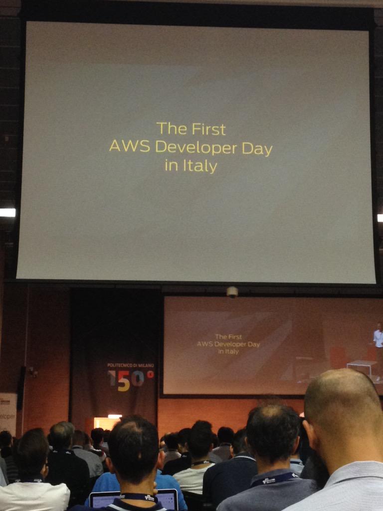 AWS developer day: The first italian developer summit!