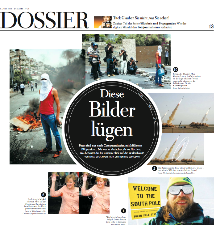 MalteHenk's tweet photo. Unsere Titelgeschichte über digitale Fotofälschung: heute in der @DIEZEIT @amraicoen http://t.co/PqjKvbH7nl