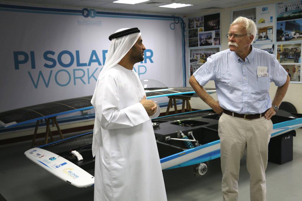 Mr. Hans Tholstrup, President ISF, stopped by our workshop yesterday and shared some of his adventures with the team.