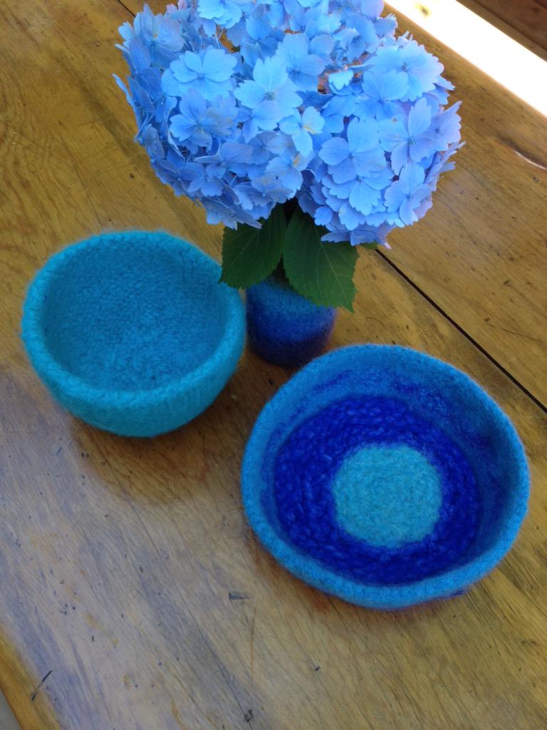 Blue is in Bloom #colorsoul #fibre-artist  <a href="/makeitshow/">Make It Show</a> <a href="/_amandamckenzie/">Amanda McKenzie</a> <a href="/birdonawireart/">Bird on a Wire</a>