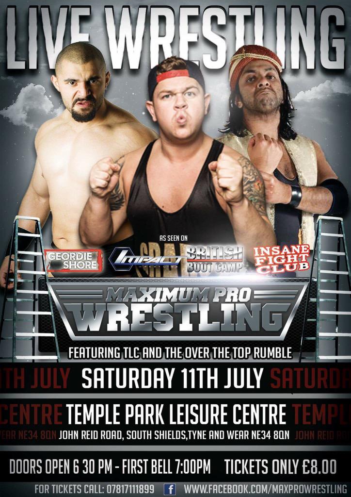 gradowrestling's tweet photo. This weekend! Edinburgh, South Shields and Stenhousemuir..Family shows, good times, see ye there! http://t.co/Nwi0RD2HSn