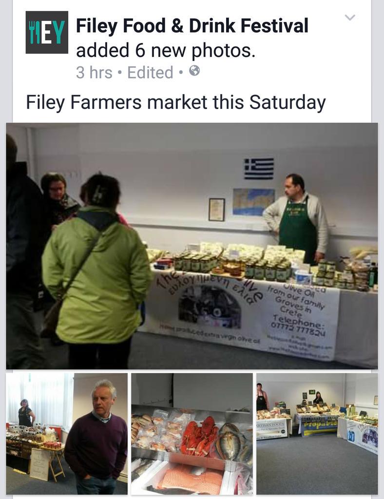 OfficialFiley's tweet image. Don't forget its Filey Farmer's market this saturday.