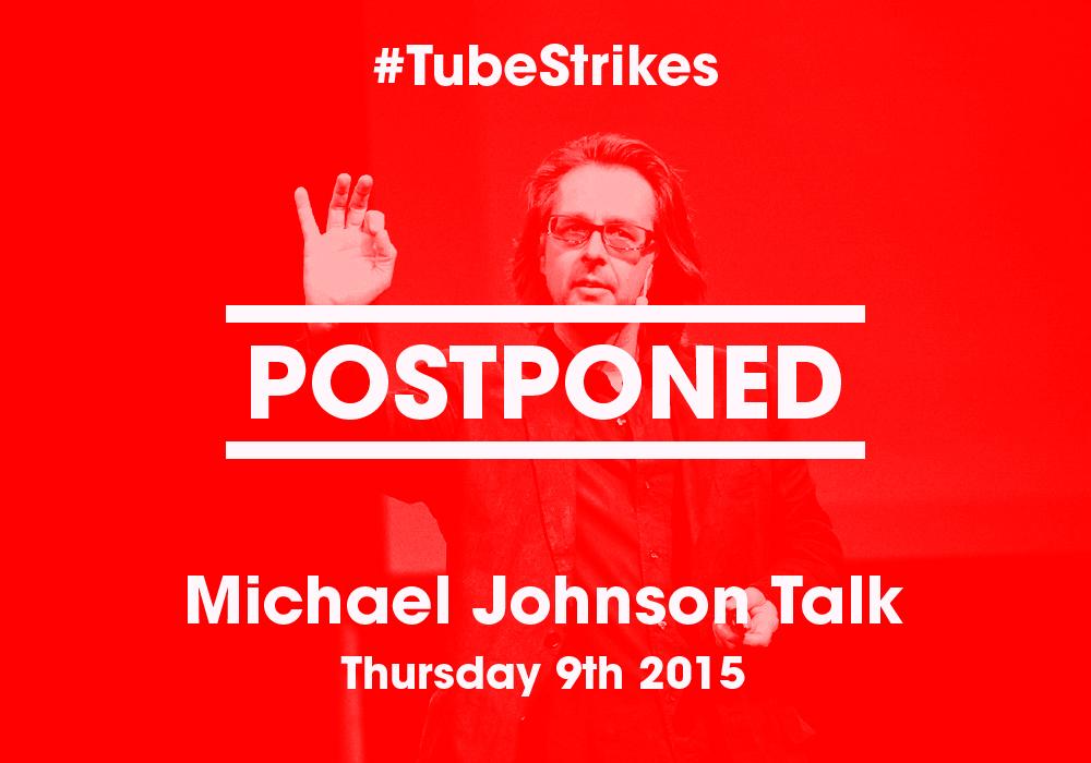 233miles's tweet photo. Due to annoying #tubestrikes todays #233miles talk from Michael Johnson is postponed till Friday, more updates soon. http://t.co/gi1e5I03OH