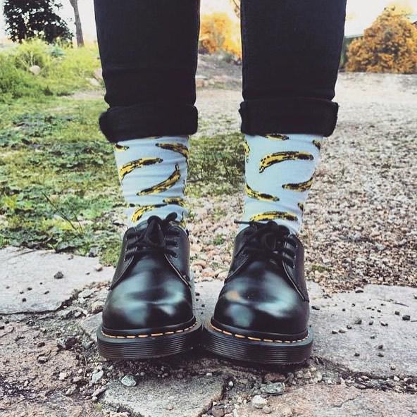 drmartens's tweet photo. Going bananas? At least it's Thursday...
#DocsnSocks shared by @eira.compton #DrMartens http://t.co/MWKc3txjOK http://t.co/VgoKu6wS6Z