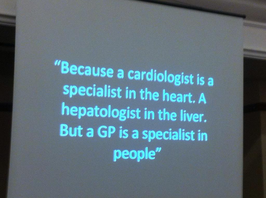 LRussellWolpe's tweet photo. I like this UK campaign. GP trainee's reasons to be a GP #TheBecauseProject http://t.co/ejYxRKlvaN