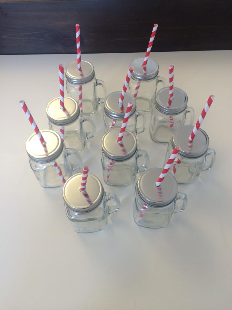 Fancy owning 10 of our party mason jars?! The winning bid will all go to charity! Bids close at 4pm!  #placeyourbids