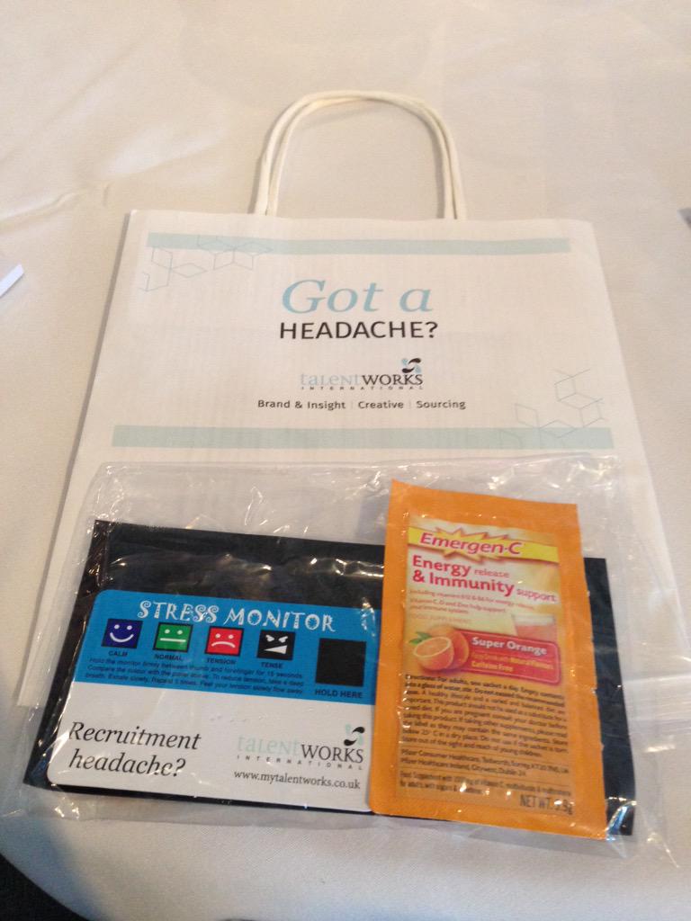 louisetriance's tweet photo. Love this little goodie bag from Talentworks at #RecFest2 http://t.co/Na6FD4a89q