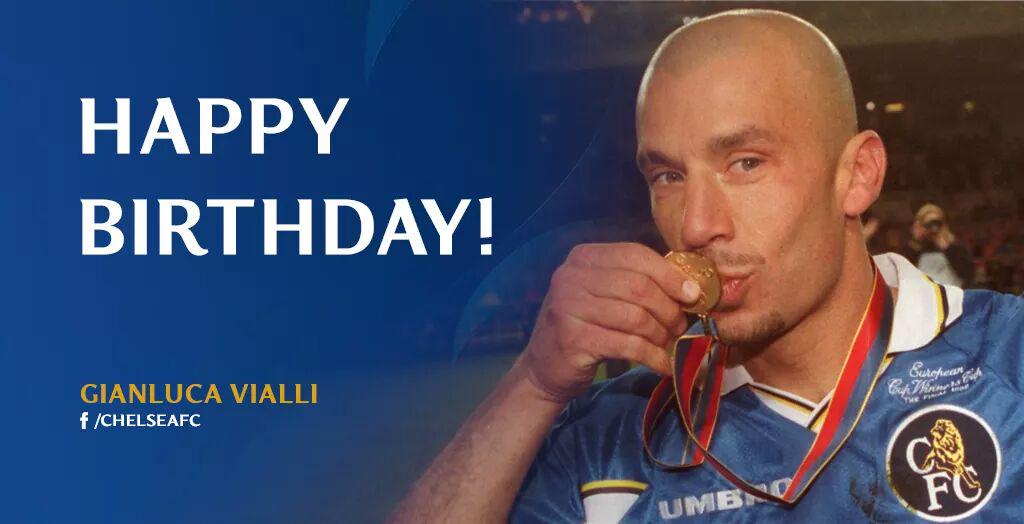 Happy birthday to Chelsea FC\s former player-manager Gianluca Vialli.The Italian turns 51 today.  