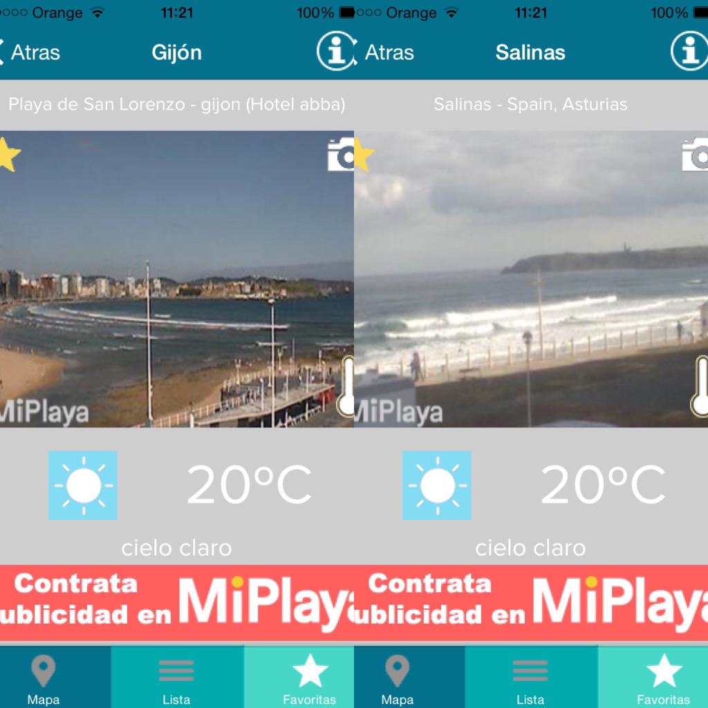 AppMiplaya's tweet photo. Gijon vs salinas @eltiempotpa @Cerca_del_Cielo  @GijonFolixa @TurismoOviedo #miplaya #asturias #verano #sol http://t.co/kFIEl35lM8