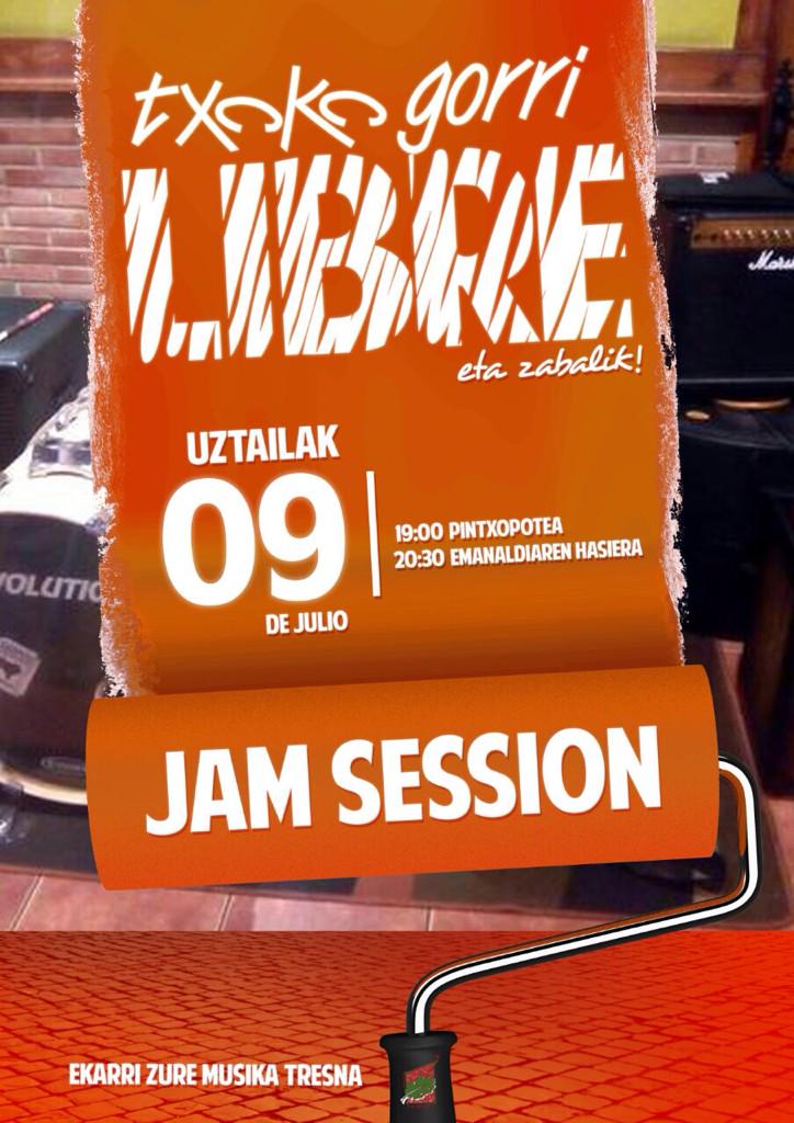 Gaur gauean Jam Session <a href="/TXOKOGORRI/">TXOKOGORRI #Libre</a>-n!! #HerrikoTabernakLibreEtaZabalik nahi ditugulako!!