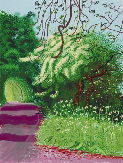 Happy Birthday to David Hockney!  His new The Arrival of Spring, opens today at Fine 
