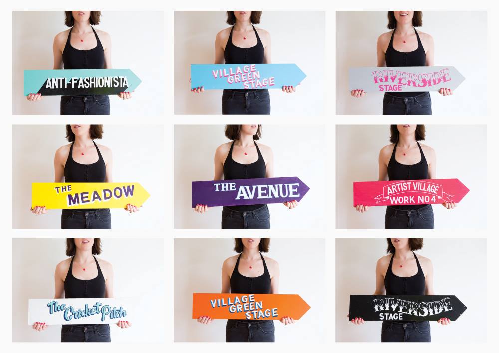 idea13's tweet photo. #villagegreen15 SIGNS by @joeandcharlotte @lottywright 2 help you find your way on Sat! TIX: http://t.co/O8ryEYvGAa http://t.co/9BZDbkiIqJ