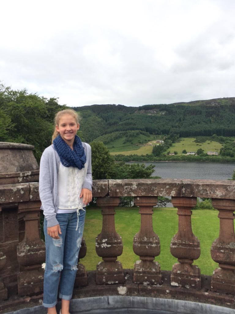 dwdividends's tweet photo. She found her way into the castle roof...#KayleeninScotland http://t.co/r6FKAG08aP