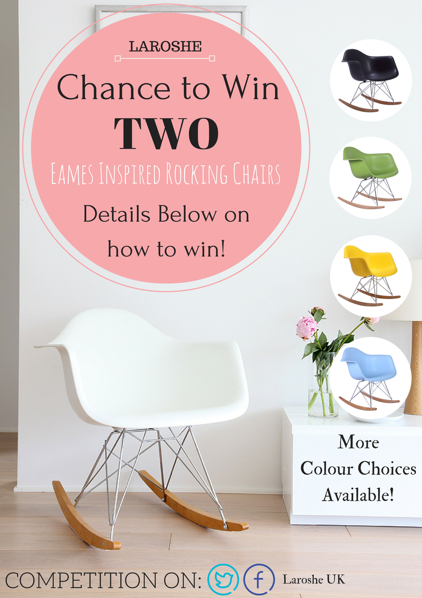 Laroshe_UK's tweet photo. #COMPETITION TIME #Follow &amp; #RT to #win TWO #Eames Inspired #rocking #chairs! ENDS 17/07/15 12pm GMT http://t.co/klTSr0xSHm